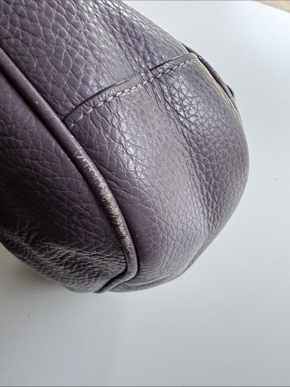 Coach Lavender Purple Leather Ellie File Crossbody Shoulder Bag Silver Hardware - Picture 8 of 15